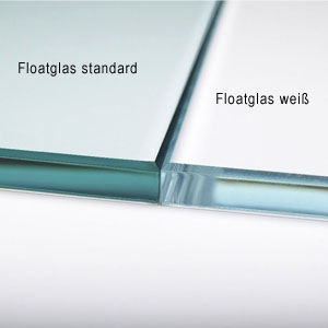 Floatglas Weissglas